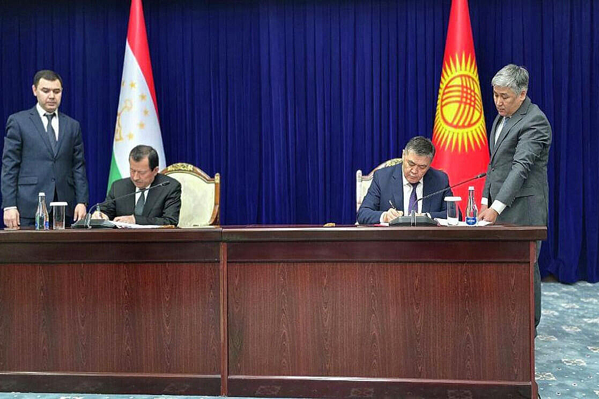 Qırğızıstan və Tacikistan tarixi razılaşma imzaladı