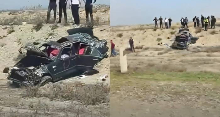 Zərdabda "Mercedes" aşdı, sürücü öldü