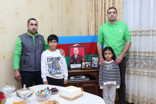 “PAŞA Holdinq” Novruz Bayramı münasibətilə şəhid övladlarına bayram sovqatları çatdırır