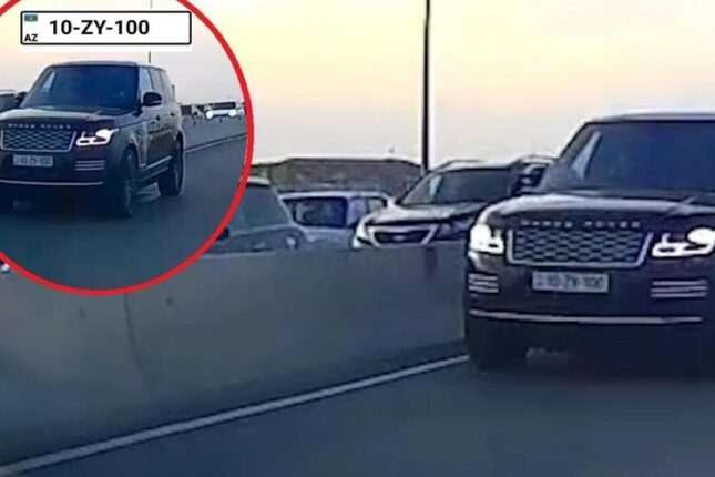 ŞOK: Yarım milyonluq avtomobil ilə qəza şəraiti yaratdı – ANBAAN VİDEO