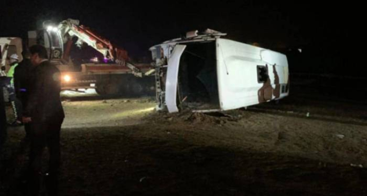 Şamaxıda məktəbliləri daşıyan mikroavtobus aşdı: Yaralıların son vəziyyəti açıqlandı