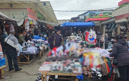 “Vosmoy” bazarının ətrafında küçə ticarəti yığışdırıldı - FOTO
