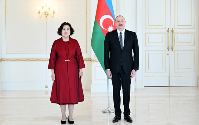 Prezident Çin səfirini qəbul etdi – Fotolar