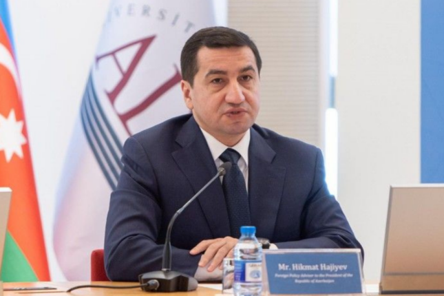 Hikmət Hacıyev diplomatların Laçın səfəri ilə bağlı paylaşım edib