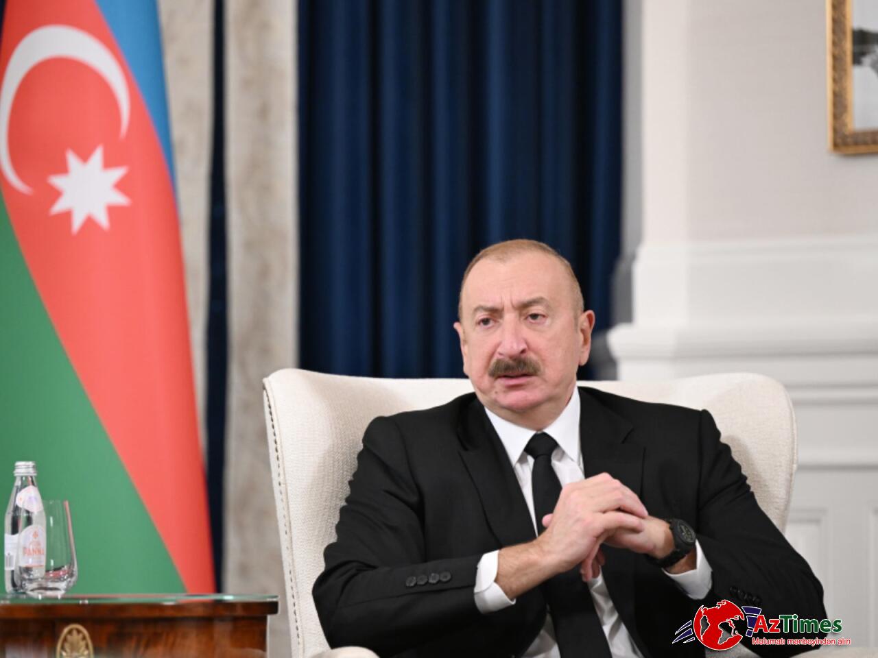 İlham Əliyev: Zəngəzur dəhlizi yeni bağlantı layihəsidir və beynəlxalq nəqliyyat marşrutlarının mühüm hissələrindən biri olacaq