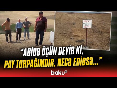 Cəlilabadda arxeoloji abidənin zəbt edildiyi iddia olunur VİDEO