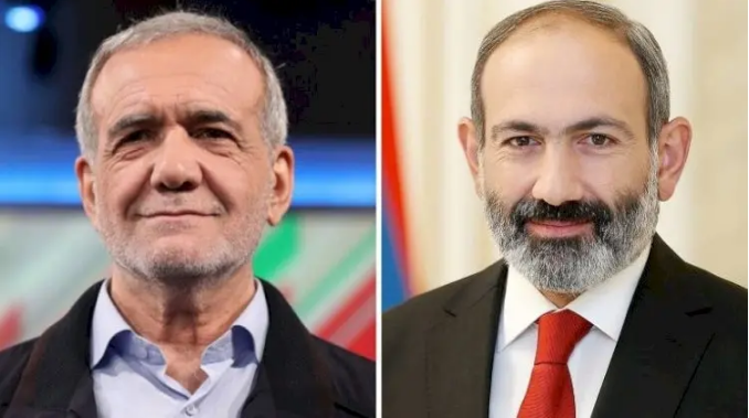 İrəvanda Paşinyanın Pezeşkianla görüşü başlayıb