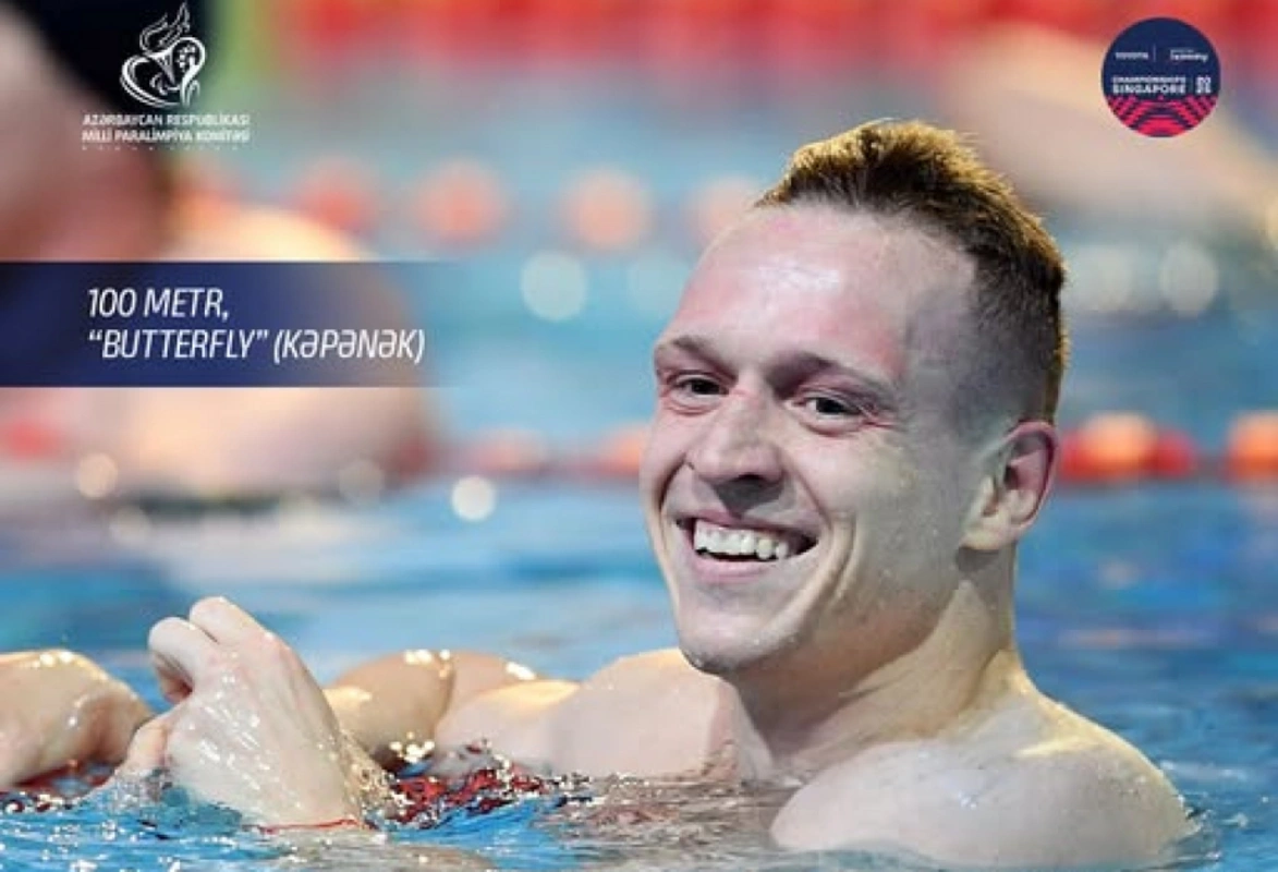 Azərbaycan paraüzgüçüsü dünya çempionatında ikinci medalını qazanıb