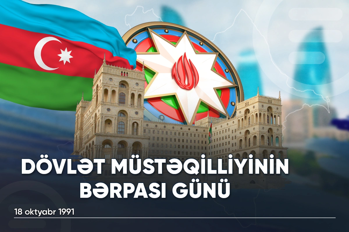Azərbaycanda Müstəqilliyin Bərpası Günüdür