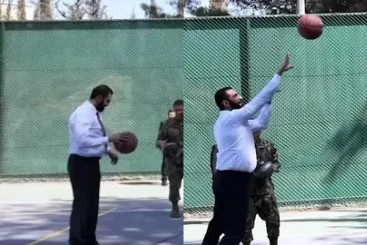 Suriya lideri ABŞ-də admirallarla basketbol oynadı