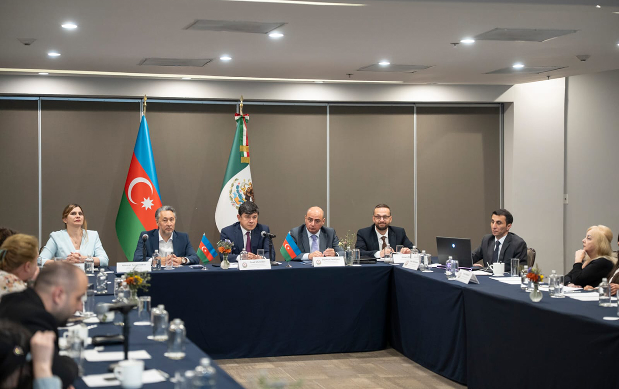 Meksikadakı Azərbaycan icması ilə görüş - Fotolar