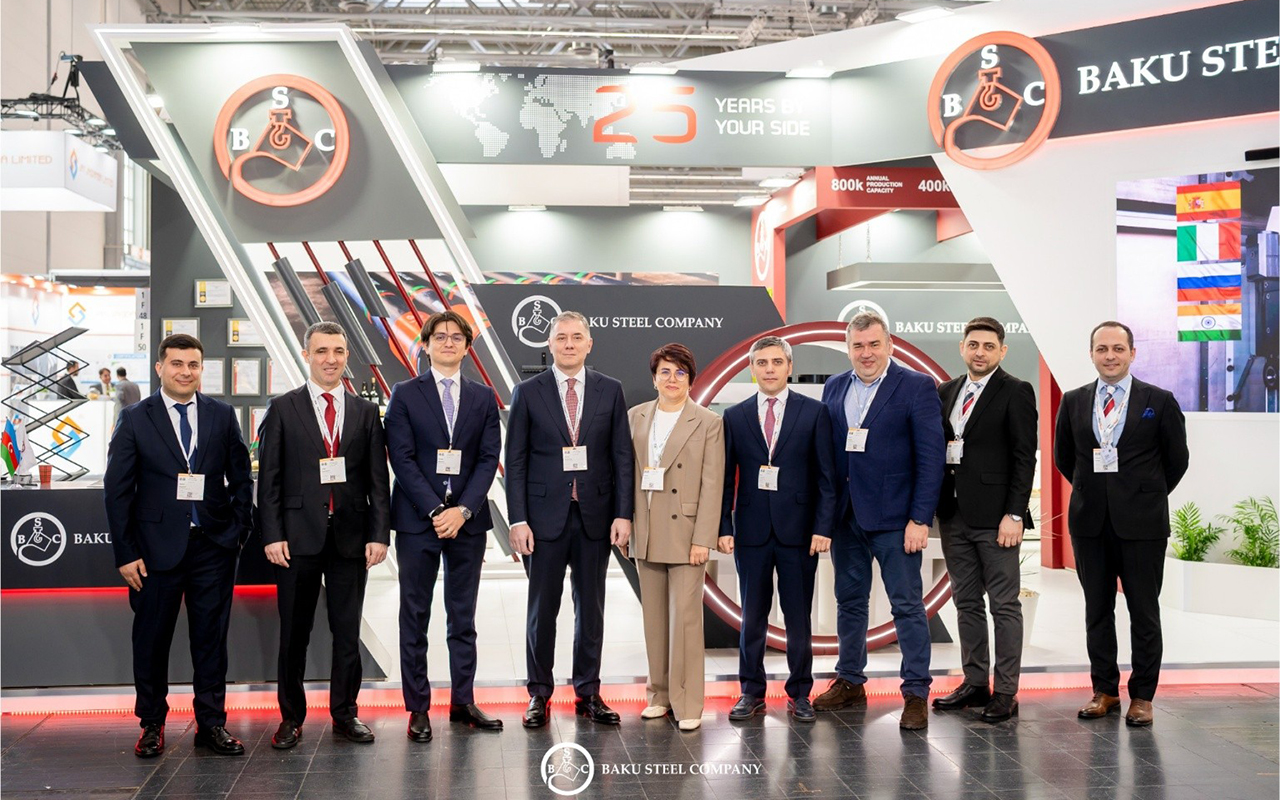 “Baku Steel Company” Almaniyada “Tube 2026” sərgisində