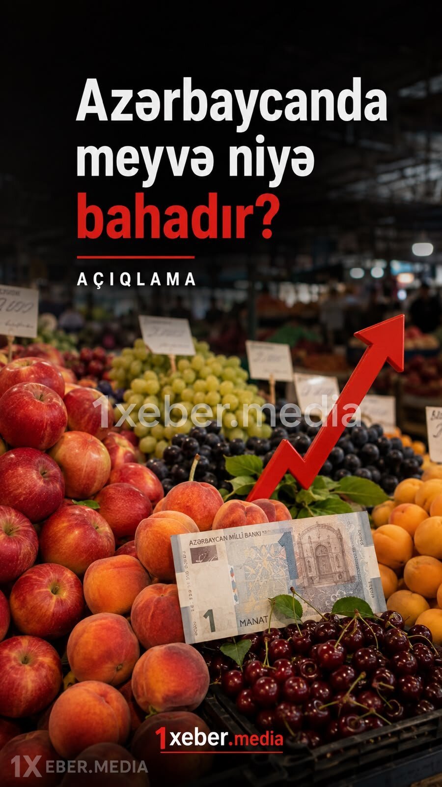 SOS: Azərbaycanda meyvə niyə bahadır? – Açıqlama