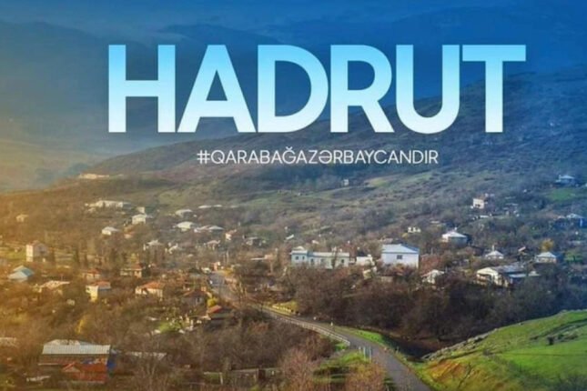 Hadrutun işğaldan azad olunmasından 6 il ötür