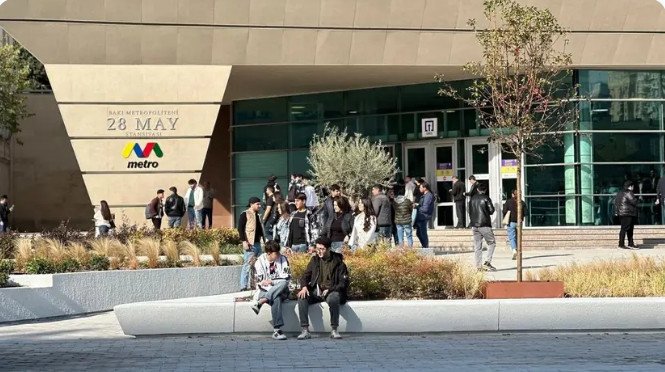 Bakıda “28 May” metrosu yaxınlığında 200-dən çox şəxs saxlanılıb